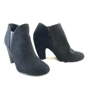 Candies Black Ankle Boot With heel Women’s Sz 8.5